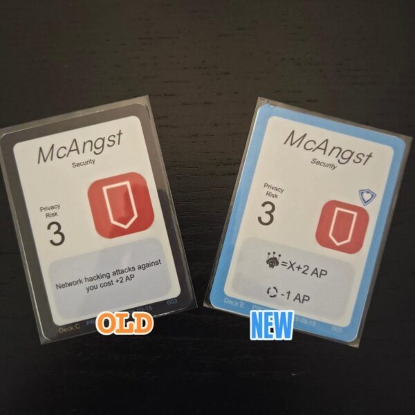 I made a transition from text based cards to more language neutral, icon based, version…